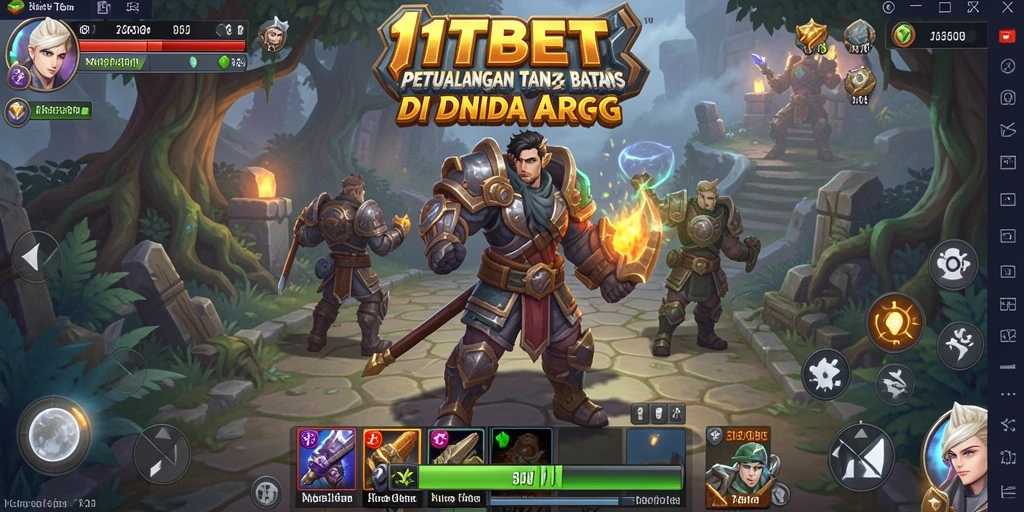 Tampilan gameplay ARPG yang menegangkan dan penuh aksi.