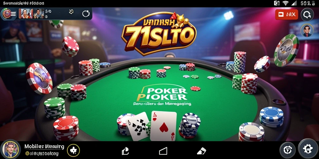 Tampilan screenshot permainan Poker di 171SLOT yang seru dan mendebarkan.