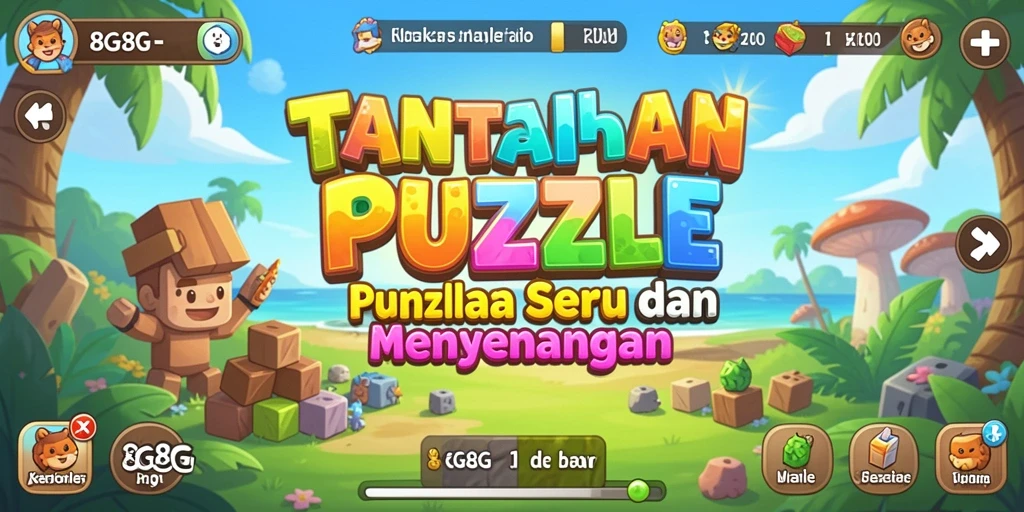 Tampilan screenshot gameplay <strong>8G8G</strong> yang menunjukkan tantangan puzzle yang menarik.