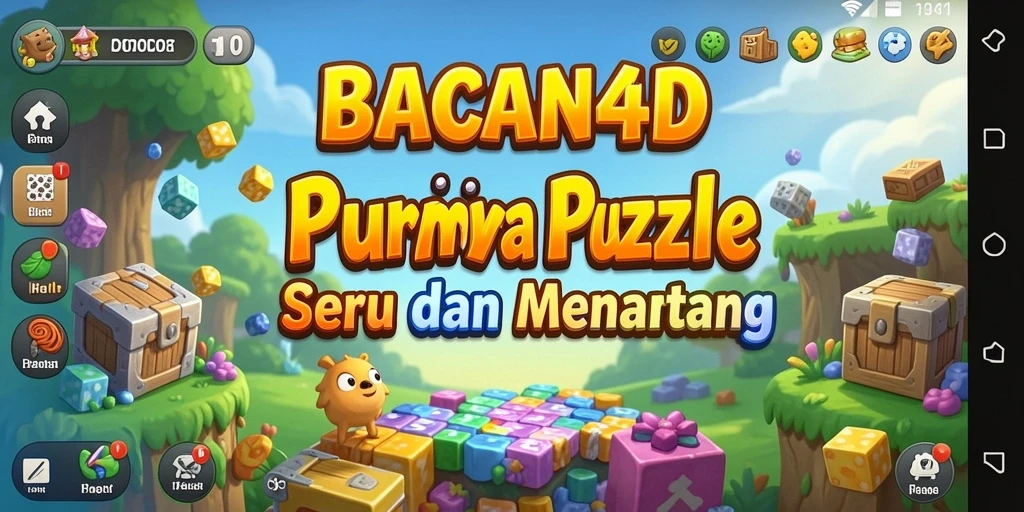 Screenshot gameplay BACAN4D yang menunjukkan tantangan seru di dalam game Puzzle.