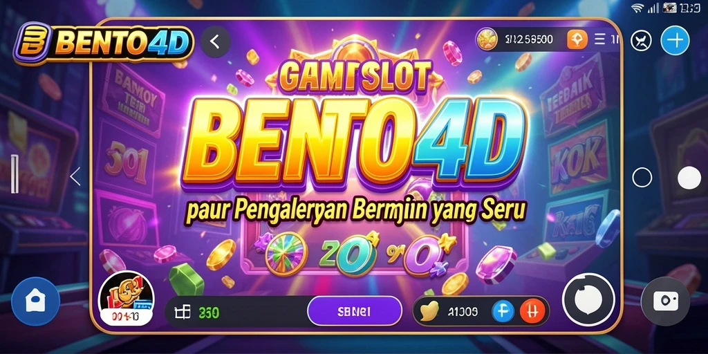 Screenshot gameplay BENTO4D menampilkan animasi Slot yang menarik.