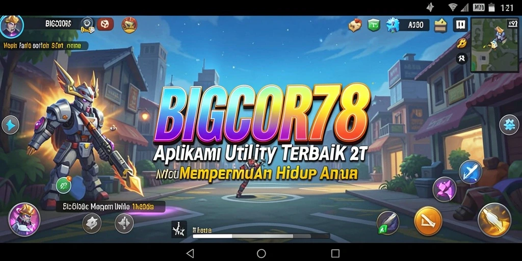 Screenshot utama BIGCOR78 menampilkan antarmuka aplikasi Utility yang intuitif.