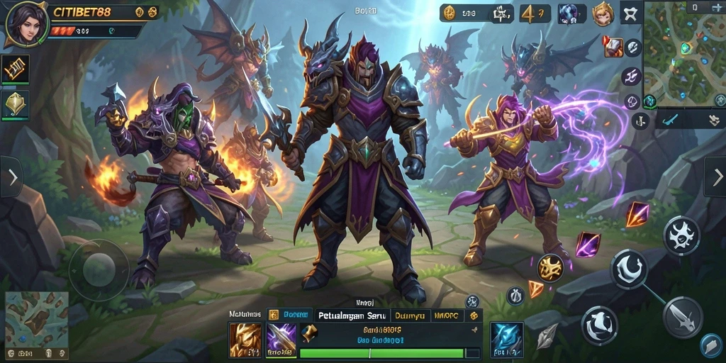 Tampilan gameplay CITIBET88 yang mengesankan di dunia MMORPG.