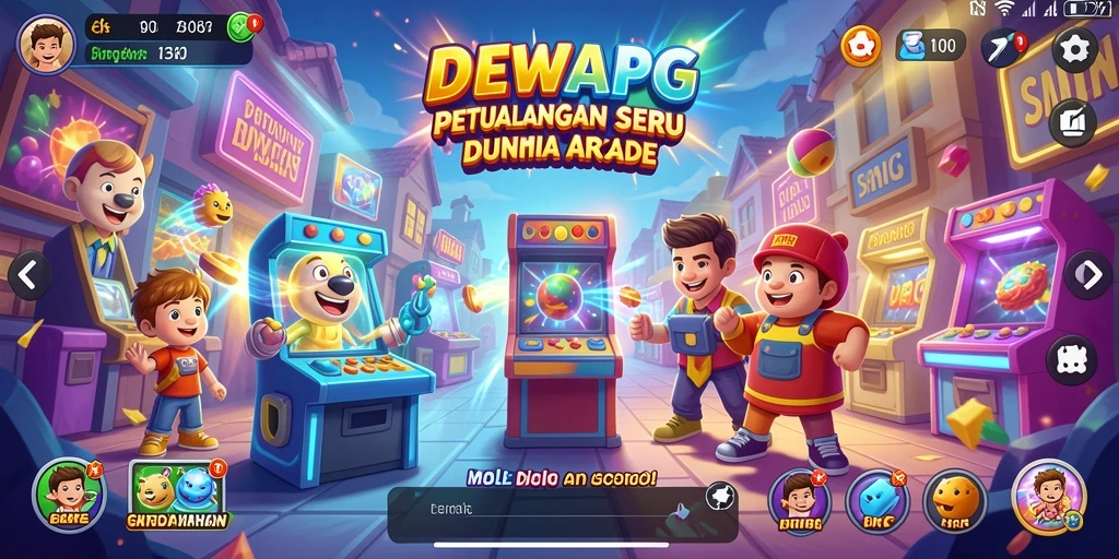 Tampilan gameplay DEWAPG dengan grafik menawan dan tantangan seru.