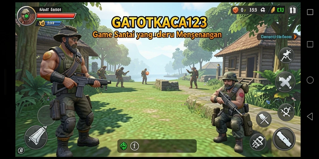 Tampilan gameplay seru GATOTKACA123 yang menghibur.