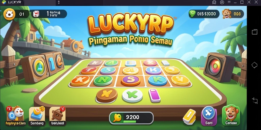 Gambaran gameplay seru di LUCKYRP dengan bingo interaktif.