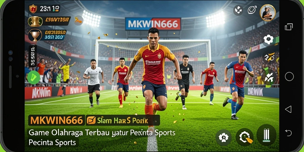 Tampilan gameplay MKWIN666 yang mendebarkan dan penuh aksi olahraga.