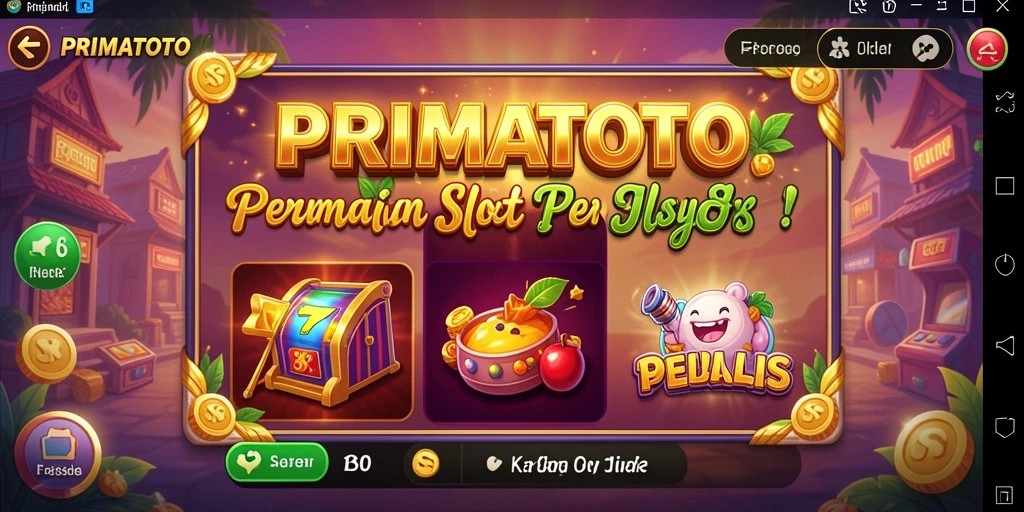 Gameplay Slot PRIMATOTO yang menarik dan penuh warna.