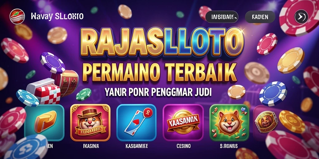 Gameplay seru RAJASLOTO yang menghadirkan pengalaman kasino yang nyata.