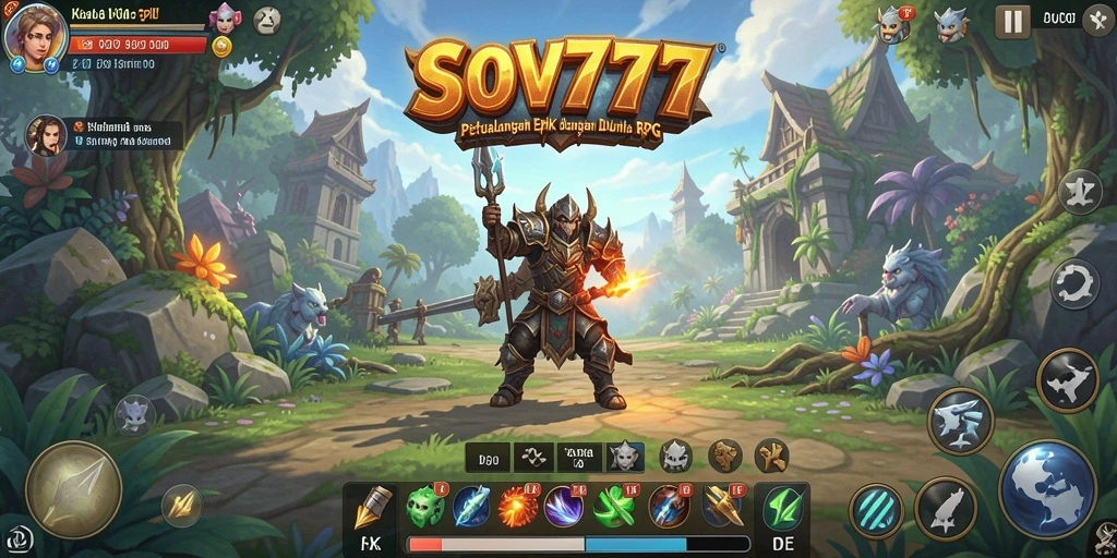 Tampilan gameplay SOV777 dengan karakter dan aksi seru.