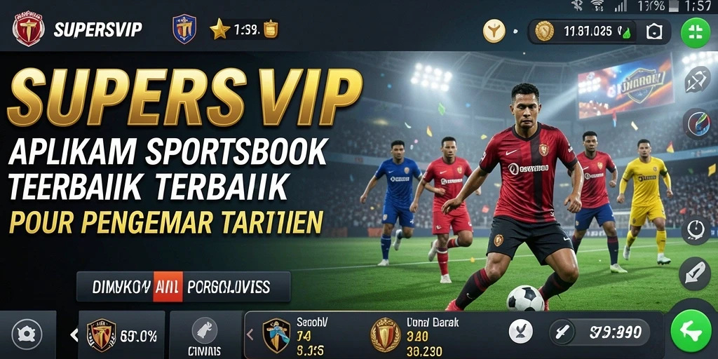 Tampilan menarik dari gameplay aplikasi Sportsbook SUPERSVIP.