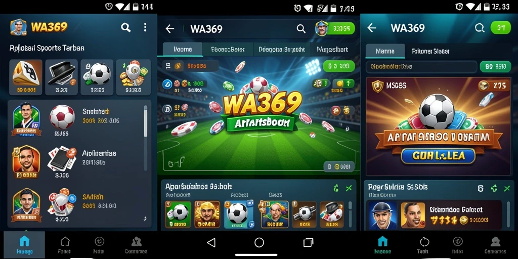 Screenshot utama WA369 menunjukkan antarmuka taruhan yang ramah pengguna.